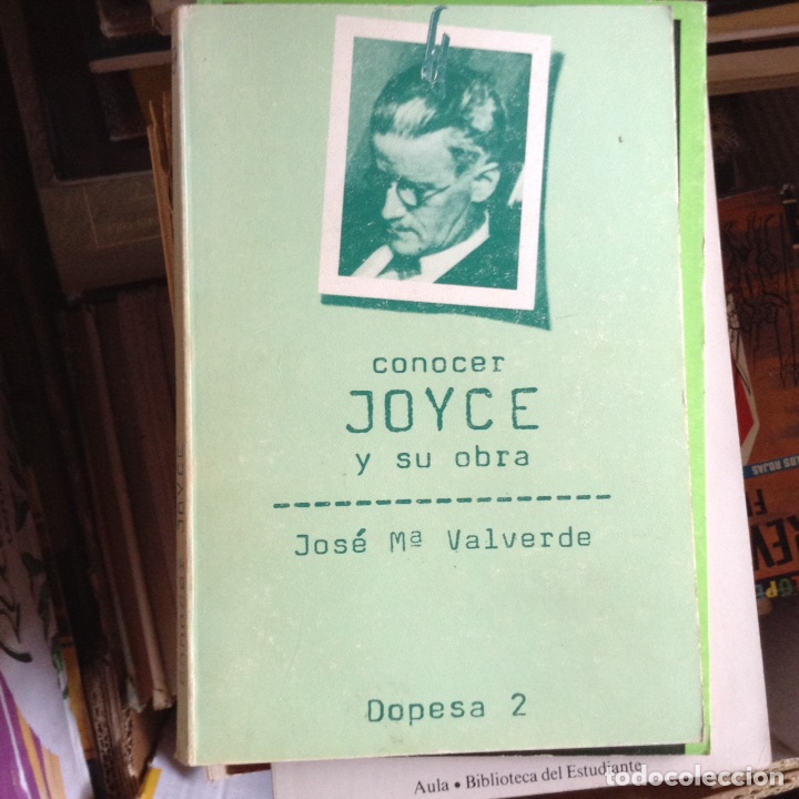 Libros de segunda mano: Conocer Joyce y su obra. Jos&eacute; Mar&iacute;a Valverde - Foto 1