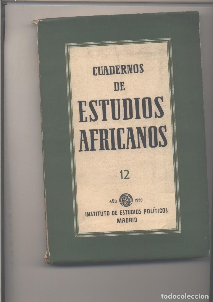 Libros de segunda mano: CUADERNOS DE ESTUDIOS AFRICANOS. N&ordm; 12     GASTOS DE ENVIO GRATIS - Foto 1