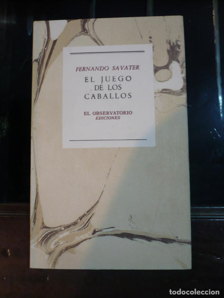 Libros de segunda mano: Fernando Savater, El Juego de los Caballos. - Foto 1