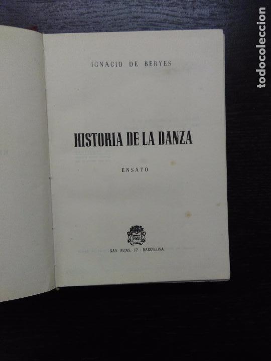 Libros de segunda mano: HISTORIA DE LA DANZA, BERYES, IGNACIO DE, 1946 - Foto 1