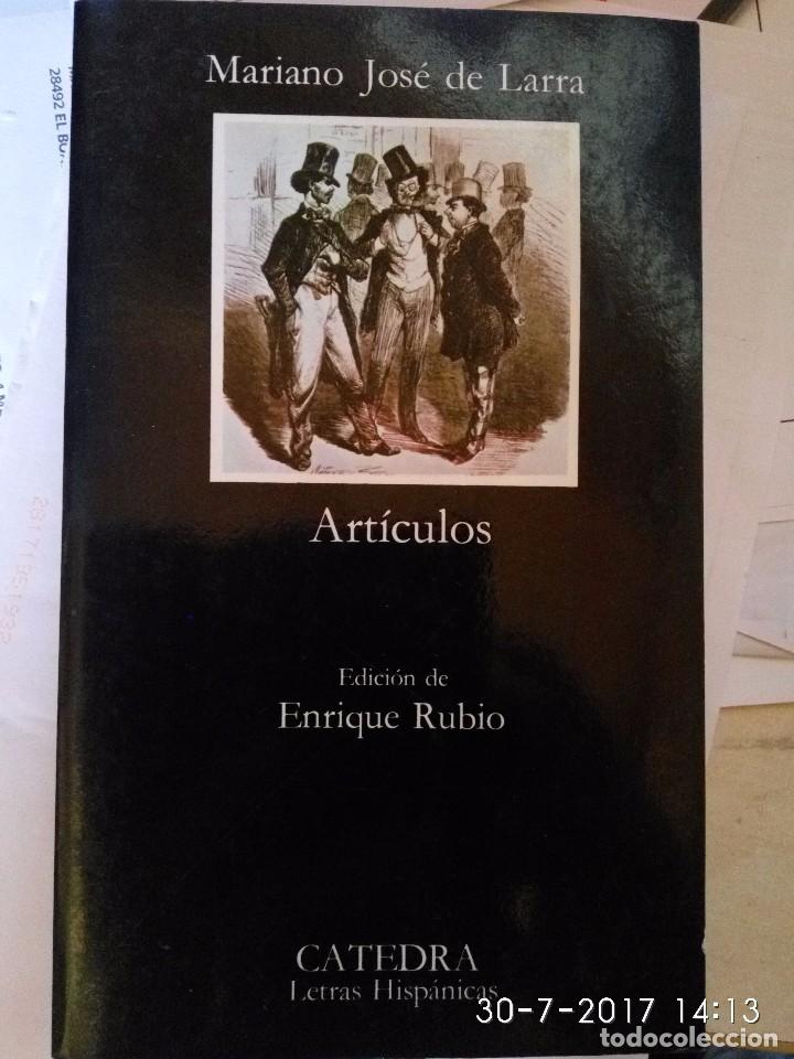 Libros de segunda mano: Mariano Jos&eacute; de Larra - Art&iacute;culos - Foto 1