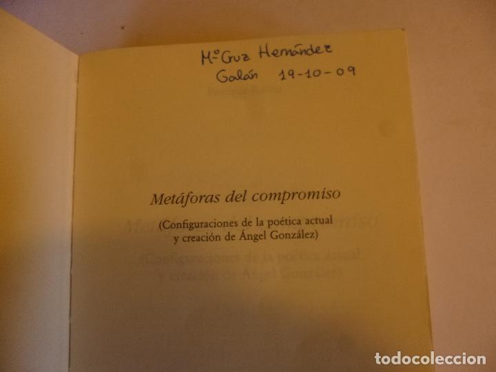 Libros de segunda mano: MET&Aacute;FORAS DEL COMPROMISO - ENRIQUE BAENA - C&Aacute;TEDRA - Foto 3