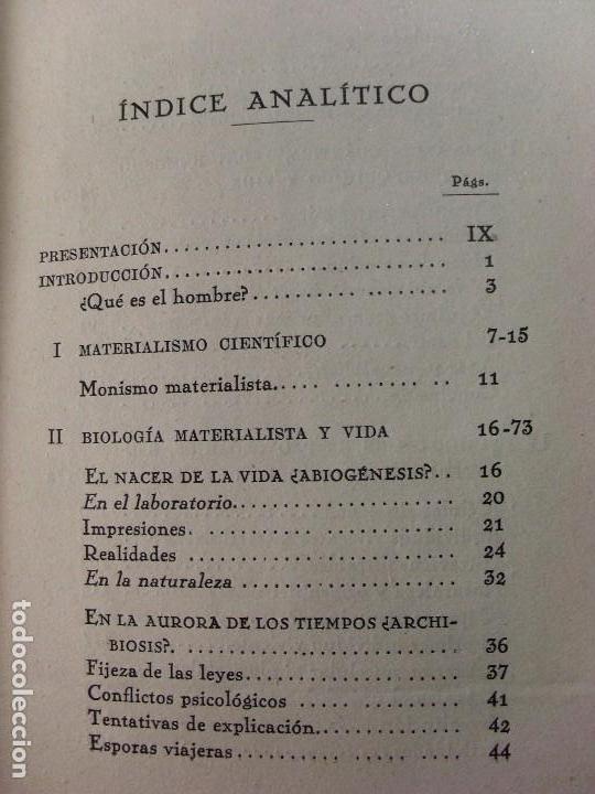 Libros de segunda mano: &iquest;C&Oacute;MO NACI&Oacute; LA VIDA? / Jes&uacute;s Mu&ntilde;oz / 1949 - Foto 3