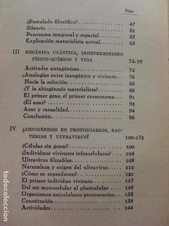 Libros de segunda mano: &iquest;C&Oacute;MO NACI&Oacute; LA VIDA? / Jes&uacute;s Mu&ntilde;oz / 1949 - Foto 4