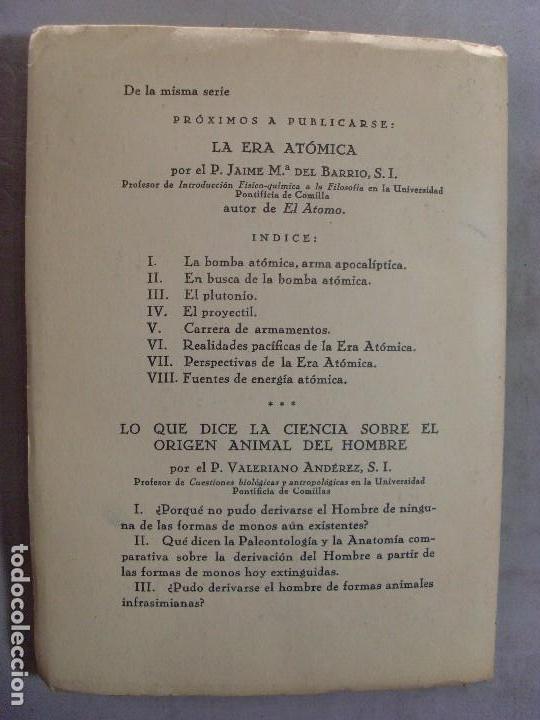 Libros de segunda mano: &iquest;C&Oacute;MO NACI&Oacute; LA VIDA? / Jes&uacute;s Mu&ntilde;oz / 1949 - Foto 7