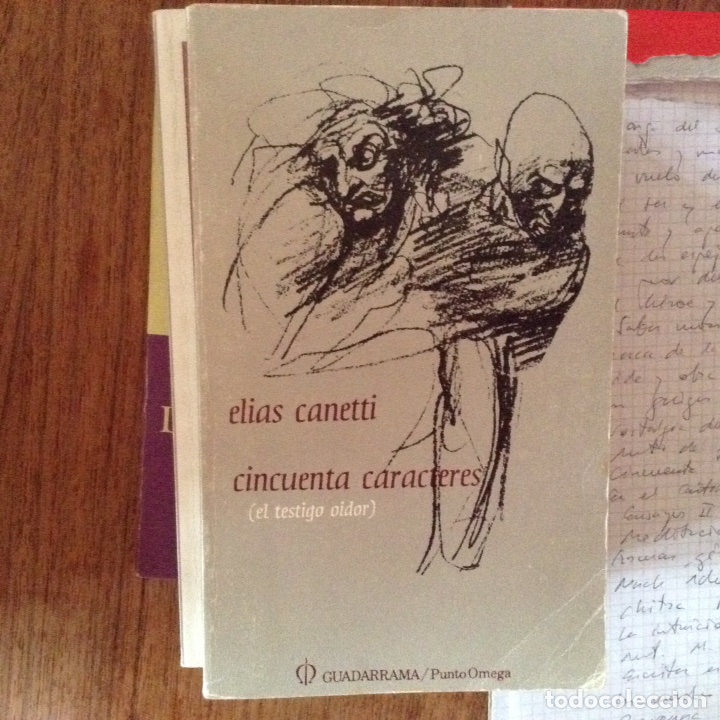 Libros de segunda mano: Cincuenta caracteres. El&iacute;as Caneti - Foto 1