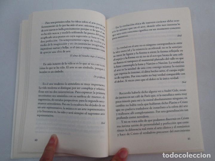 Libros de segunda mano: SOBRE EL ARTE Y EL ARTISTA. OSCAR WILDE. EDICIONES LOS CINCO ELEMENTOS. 2000. - Foto 11