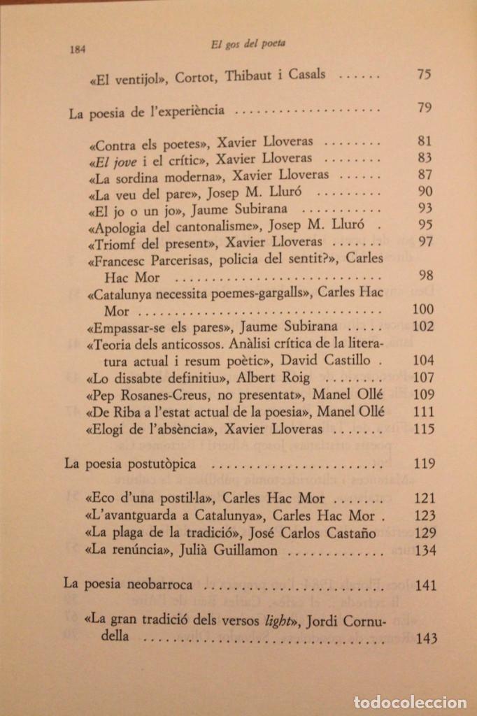 Libros de segunda mano: Albert Roig (Ed) - El gos del poeta - Emp&uacute;ries - Foto 6