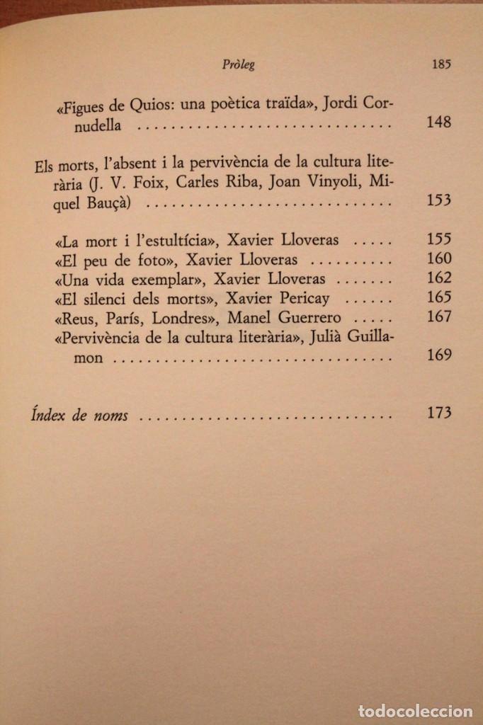 Libros de segunda mano: Albert Roig (Ed) - El gos del poeta - Emp&uacute;ries - Foto 7