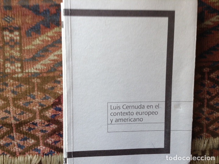Libros de segunda mano: Luis Cernuda en el,contexto europeo y americano - Foto 1