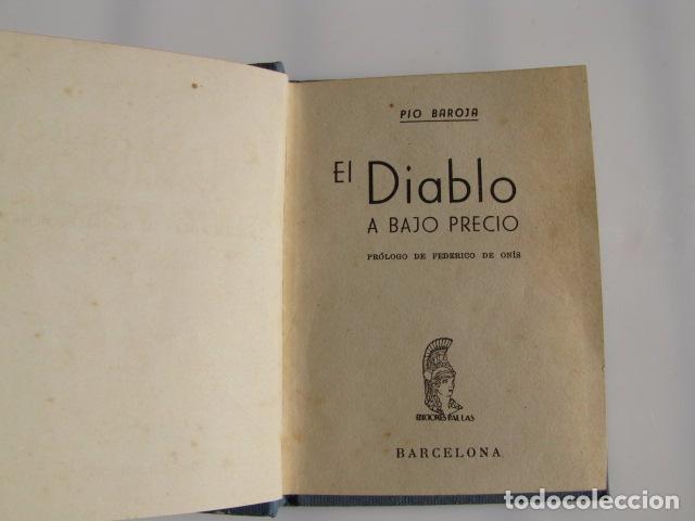 Libros de segunda mano: El diablo a bajo precio. Pio Baroja - Foto 2