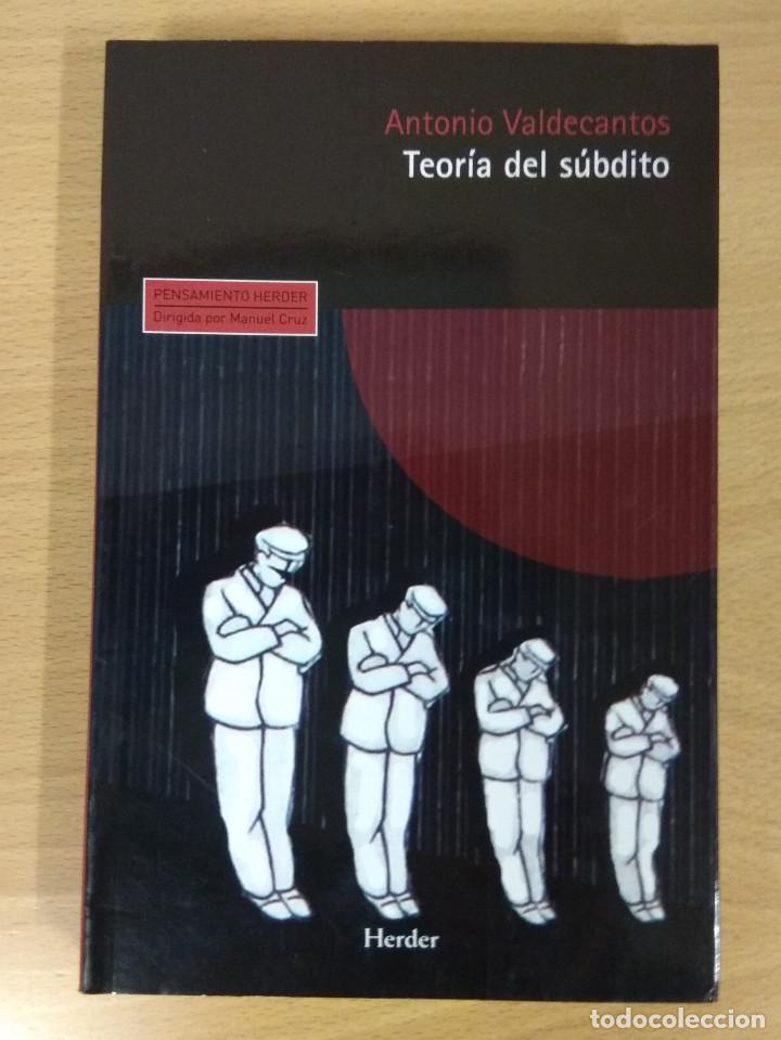 Libros de segunda mano: TEOR&Iacute;A DEL S&Uacute;BDITO, ANTONIO VALDECANTOS, Env&iacute;o gratis - Foto 1