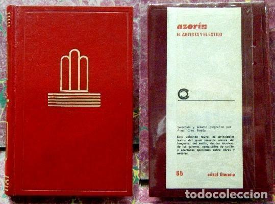 Gebrauchte B&uuml;cher: EL ARTISTA Y EL ESTILO. COLECCI&Oacute;N CRISOL LITERARIO N&ordm; 65. - AZORIN. CRISOL-088