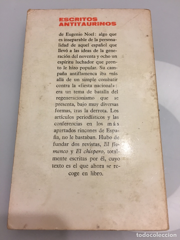 Libros de segunda mano: Libro Escritos antitaurinos. Eugenio Noel - Foto 5