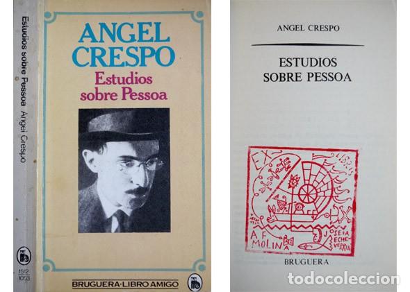 Libros de segunda mano: CRESPO, Angel.  Estudios sobre Pessoa.  1984. - Foto 1