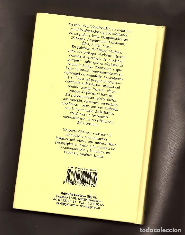 Libros de segunda mano: DESAFUEROS &ndash; NORBERTO CHAVES &ndash; ED. GUSTAVO GILI, 2008 - Foto 2