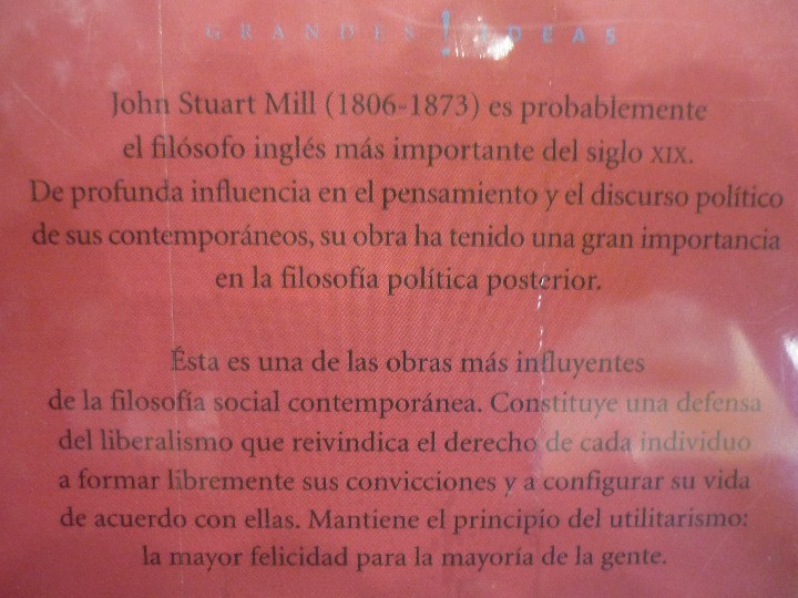Libros de segunda mano: SOBRE LA LIBERTAD, DE STUART MILL. PRECINTADO. - Foto 3