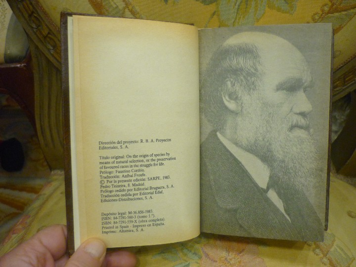 Libros de segunda mano: EL ORIGEN DE LAS ESPECIES, DE CHARLES DARWIN. - Foto 3