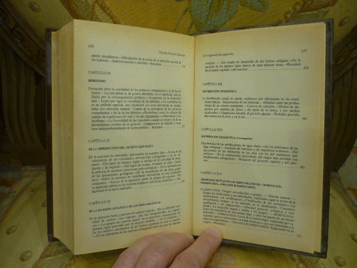 Libros de segunda mano: EL ORIGEN DE LAS ESPECIES, DE CHARLES DARWIN. - Foto 6