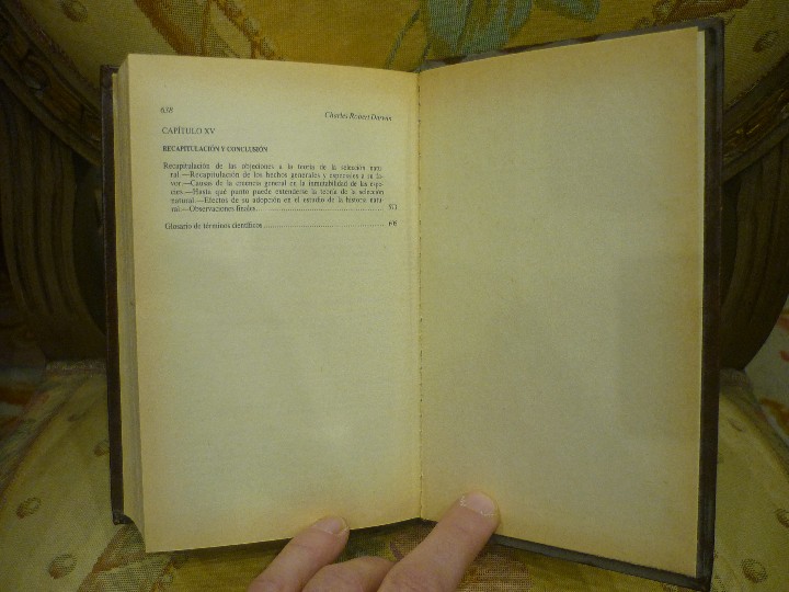 Libros de segunda mano: EL ORIGEN DE LAS ESPECIES, DE CHARLES DARWIN. - Foto 7