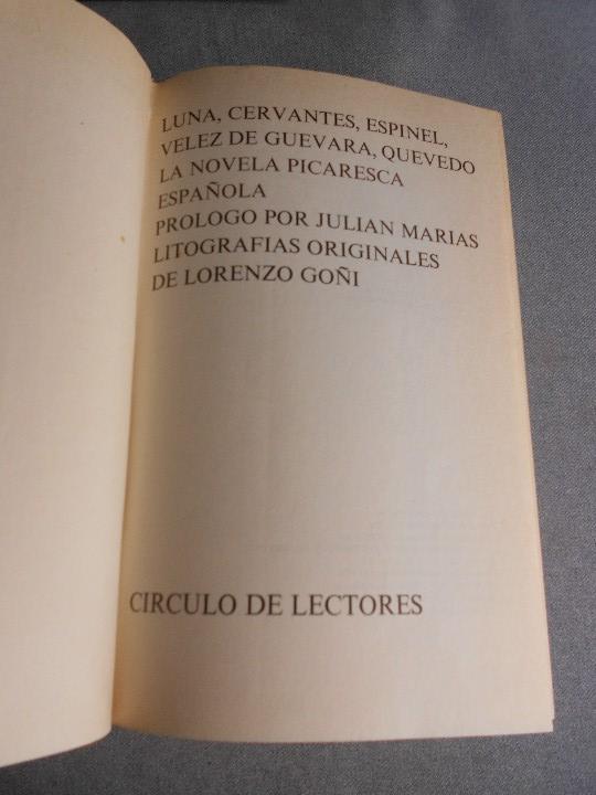Libros de segunda mano: LA NOVELA PICARESCA ESPA&Ntilde;OLA - Foto 2