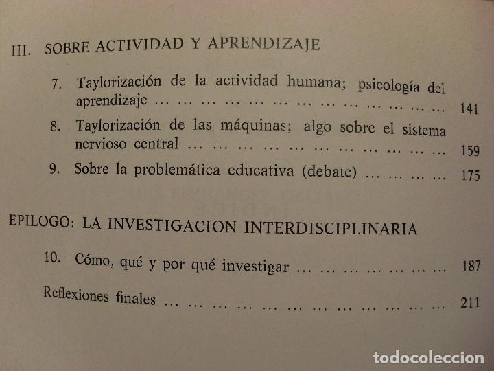 Libros de segunda mano: CIENCIA Y APRENDIZAJE / Flavio Cocho / 1980. - Foto 3