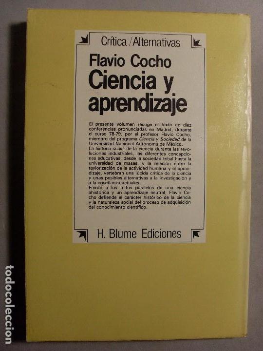 Libros de segunda mano: CIENCIA Y APRENDIZAJE / Flavio Cocho / 1980. - Foto 5
