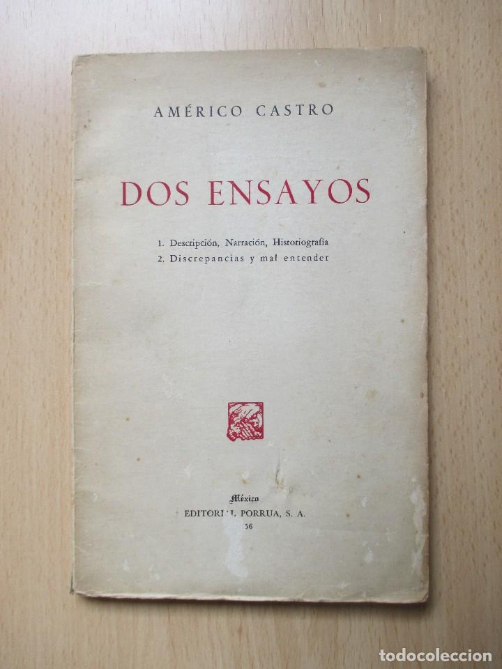 Libros de segunda mano: Dos ensayos, de Am&eacute;rico Castro - Foto 1