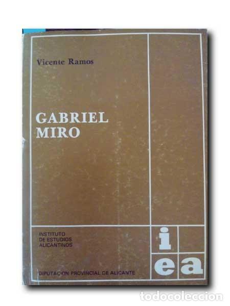 Libros de segunda mano: GABRIEL MIRO. Ramos, Vicente. - Foto 1