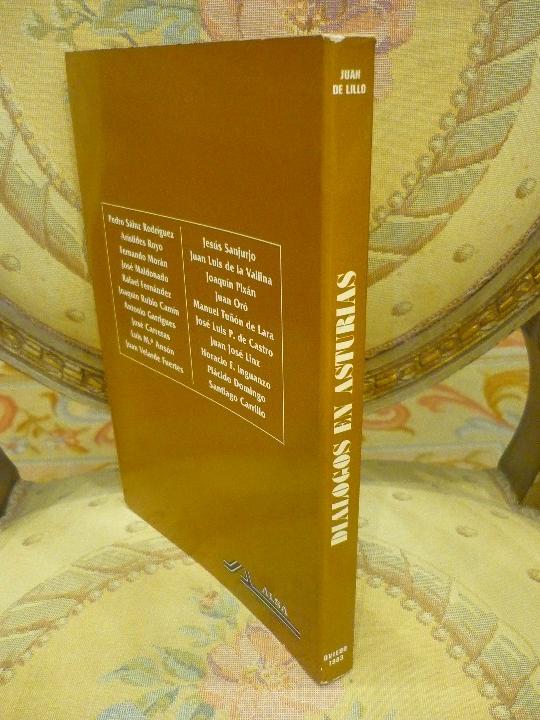Libros de segunda mano: DI&Aacute;LOGOS EN ASTURIAS, DE JUAN DE LILLO. - Foto 2