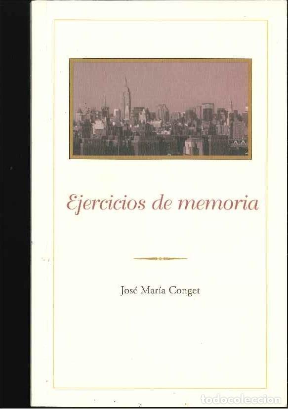 Libros de segunda mano: EJERCICIOS DE MEMORIA JOSE MARIA CONGET - Foto 1