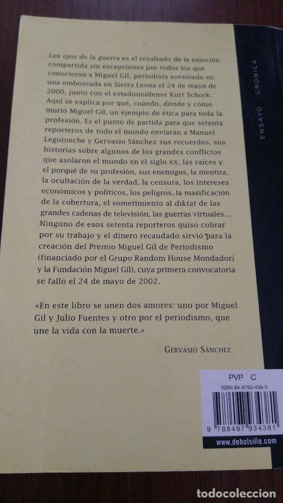 Libros de segunda mano: Los ojos de la guerra. Manuel Leguineche, Gervasio S&aacute;nchez y otros - Foto 2