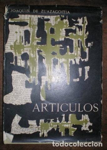 Libros de segunda mano: ZUAZAGOITIA, Joaqu&iacute;n de: ARTICULOS. - Foto 1