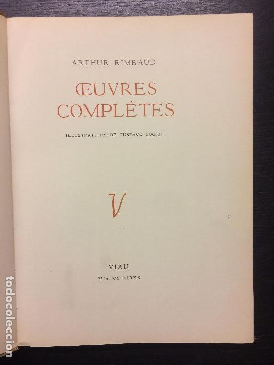 Libros de segunda mano: OEUVRES COMPLETES, ARTHUR RIMBAUD, EDICION LUJO - Foto 1