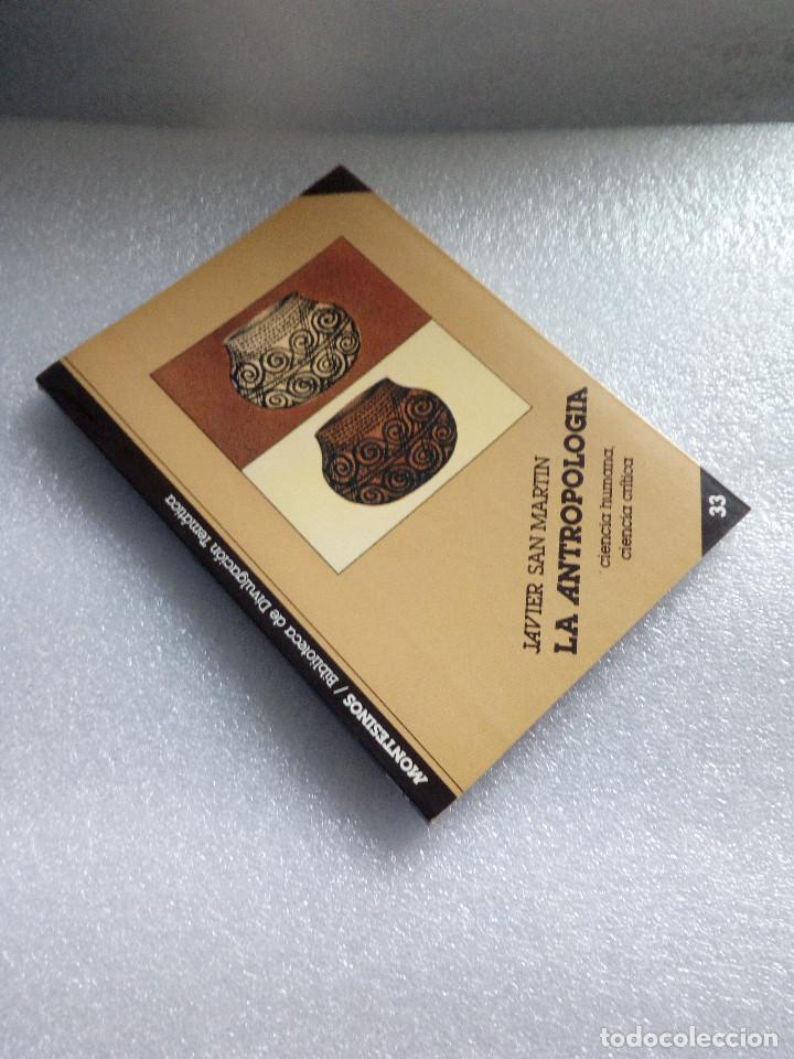 Libros de segunda mano: La ANTROPOLOG&Iacute;A Javier San martin - Foto 1