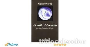 Libri di seconda mano: EL ESTILO DEL MUNDO Verd&uacute;