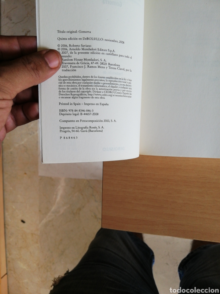 Libros de segunda mano: Gomorra - Foto 5