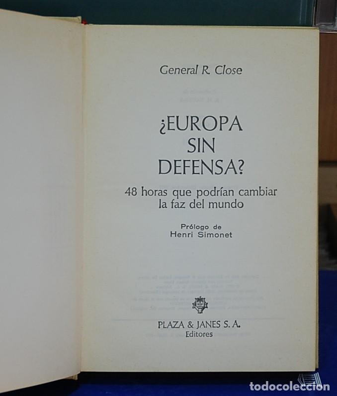 Libros de segunda mano: &iquest;Europa sin defensa?. General R. Close - Foto 2