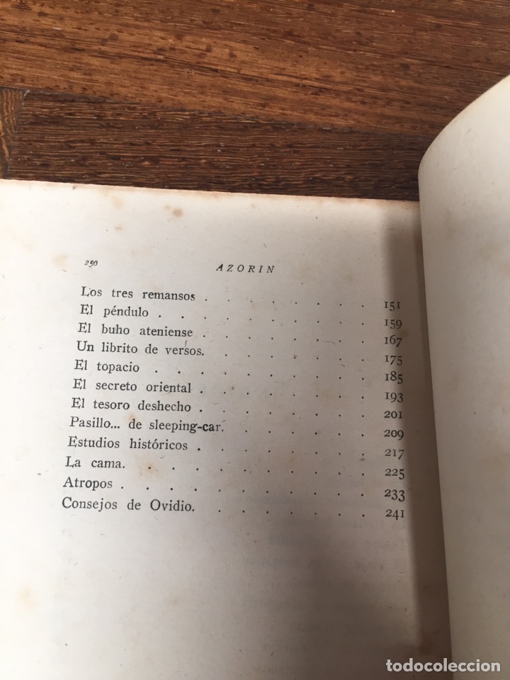Libros de segunda mano: Libro Cavilar y Contar. Azor&iacute;n - Foto 4