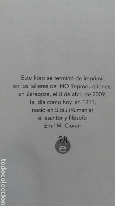 Libros de segunda mano: Cioran Ingenuo y Sentimental. Ion Vartic. - Foto 4