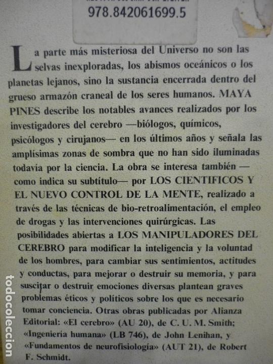 Libros de segunda mano: LOS MANIPULADORES DEL CEREBRO, DE MAYA PINES. - Foto 3