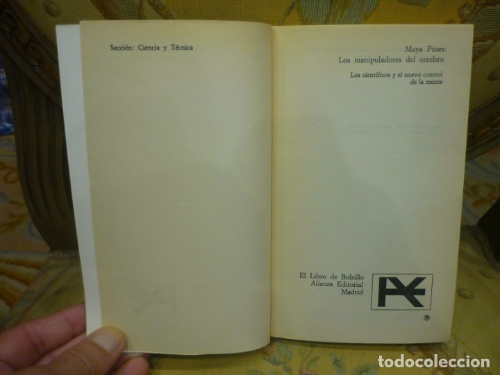 Libros de segunda mano: LOS MANIPULADORES DEL CEREBRO, DE MAYA PINES. - Foto 4