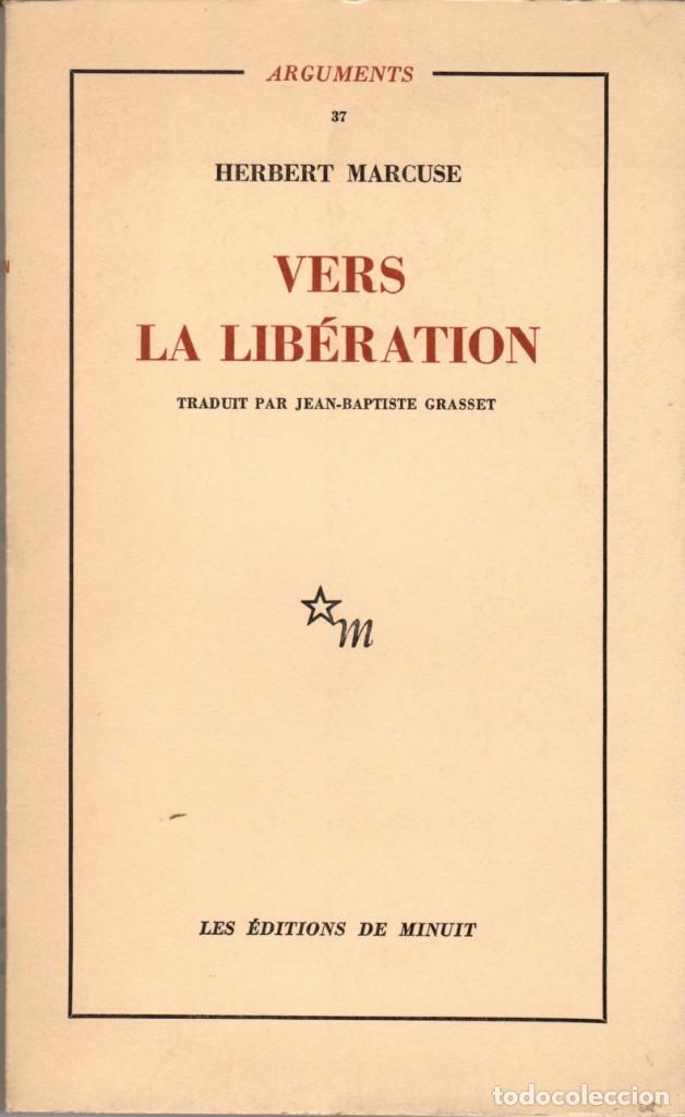 Libros de segunda mano: VERS LA LIB&Eacute;RATION / HERBERT MARCUSE - Foto 1