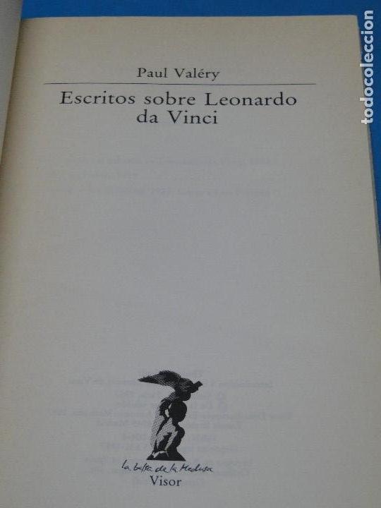 Libros de segunda mano: ESCRITOS SOBRE LEONARDO DA VINCI .- VAL&Eacute;RY, Paul - Foto 2