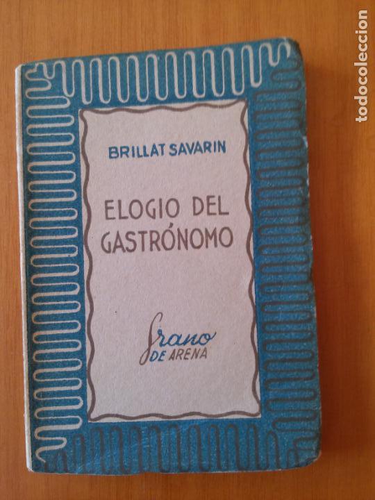 Libros de segunda mano: Elogio del gastronomo. Brillat Savarin - Foto 1