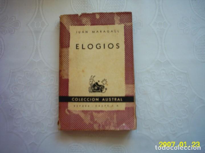 Libros de segunda mano: JUAN MARAGALL. ELOGIOS. 1950 - Foto 1