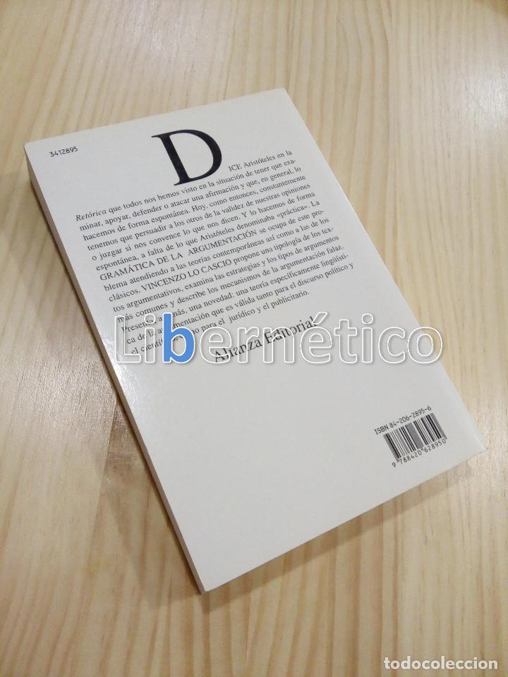 Libros de segunda mano: Gram&aacute;tica de la argumentaci&oacute;n. Vincenzo Lo Cascio - Foto 2