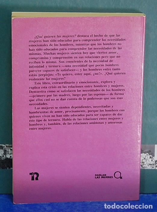 Libros de segunda mano: &iquest;Qu&eacute; quieren las mujeres?. E. L. Eichenbaum / S. Orbach - Foto 2