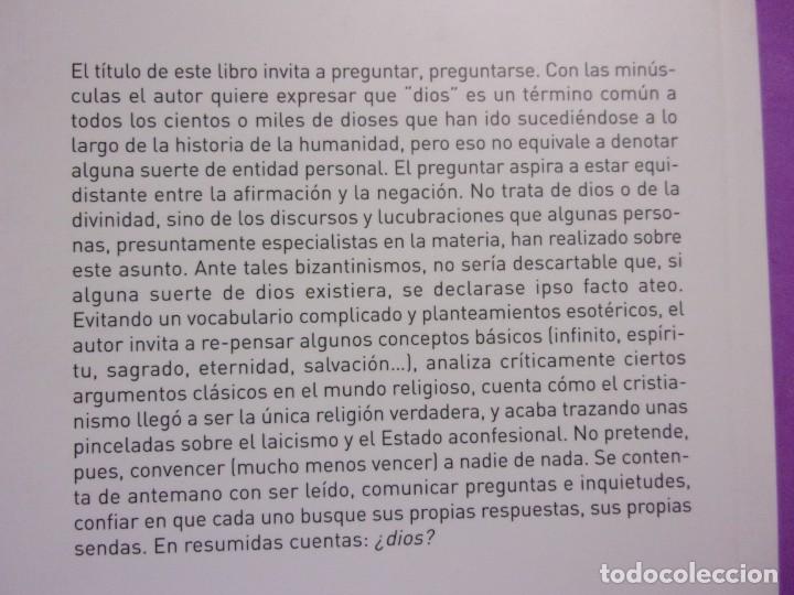 Libros de segunda mano: &iquest;DIOS? / Antonio Aramayona / 2010. Catarata - Foto 2