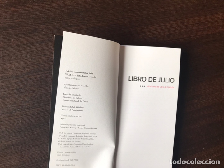 Libros de segunda mano: Libro de Julio. Homenaje a Julio Cort&aacute;zar - Foto 3